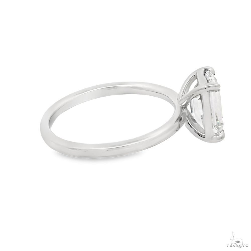 Solitaire Emerald Diamond Engagement Ring (S) 70114