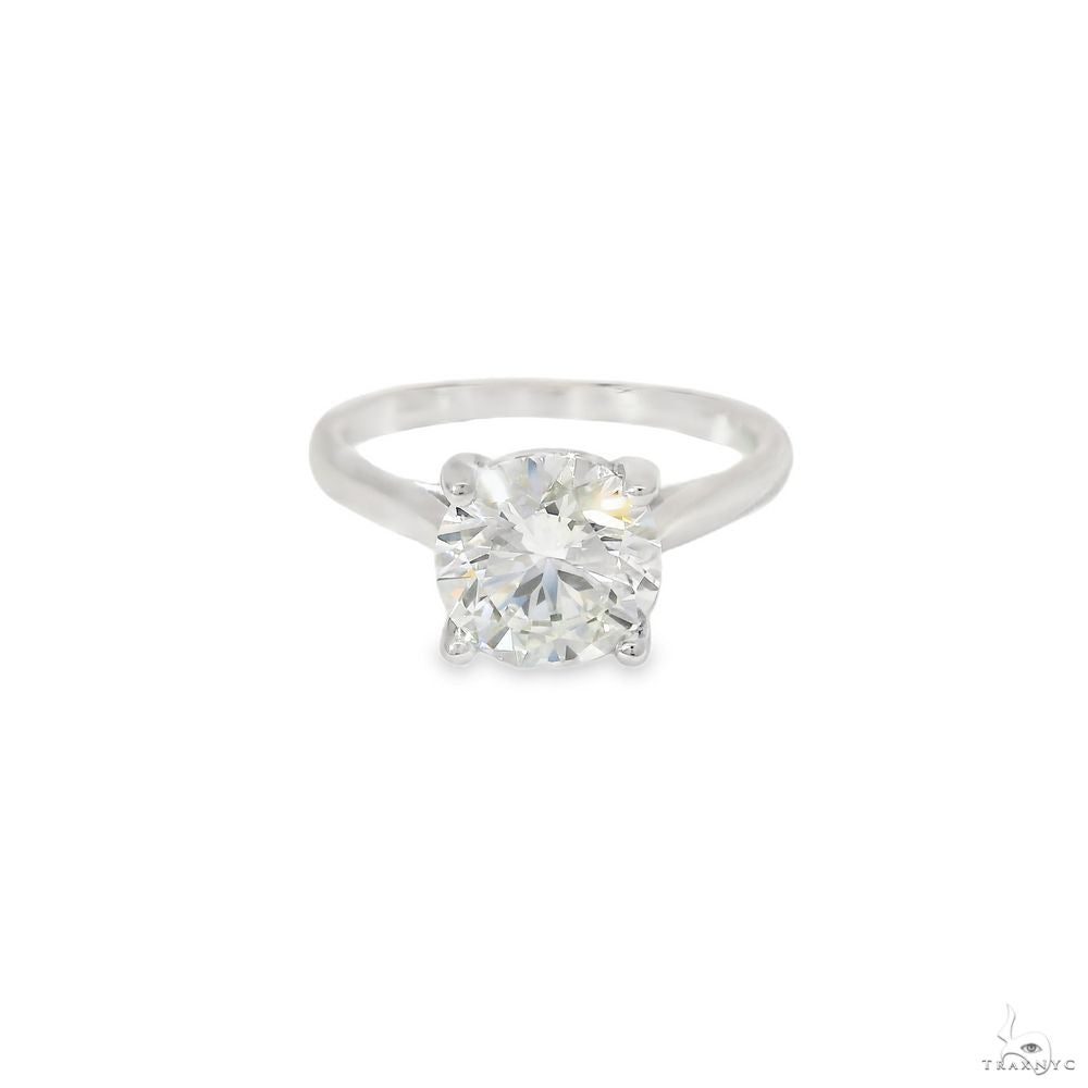 Solitaire Round Brilliant Diamond Engagement Ring 70118