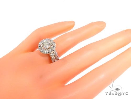 Prong Diamond Engagement Ring Set 44600