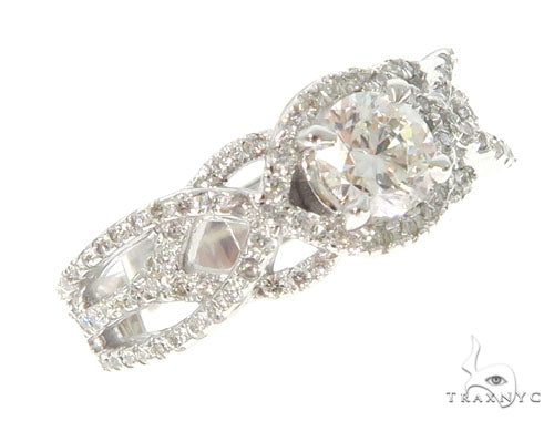 Infinity Diamond Engagement Ring 45288