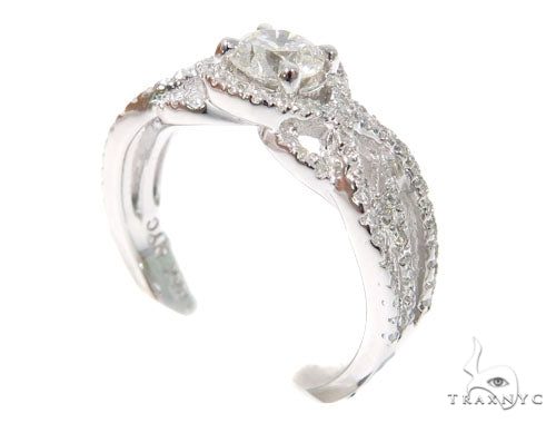 Infinity Diamond Engagement Ring 45288
