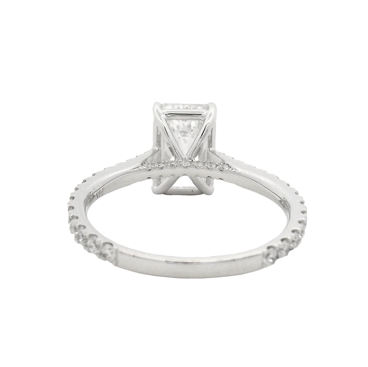 Lumiére Emerald Cut Engagement Ring 70943