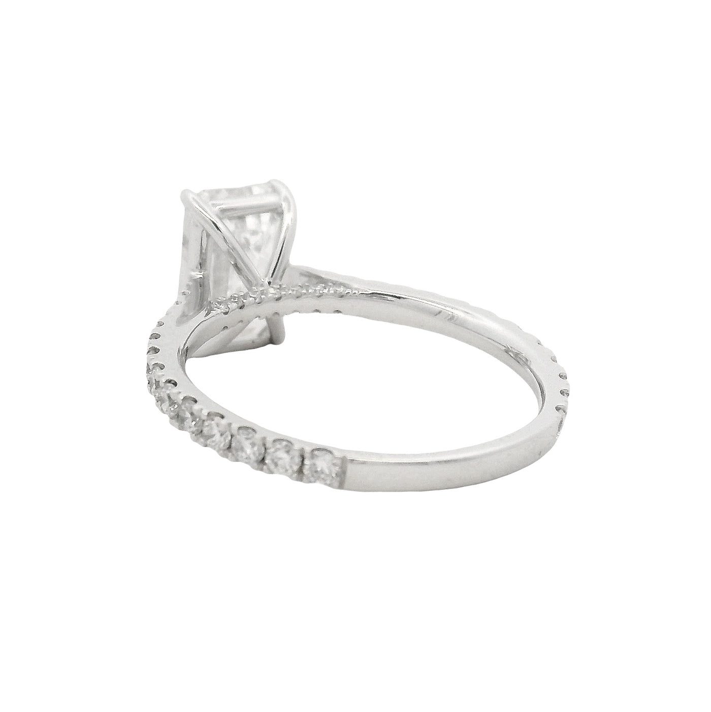 Lumiére Emerald Cut Engagement Ring 70943