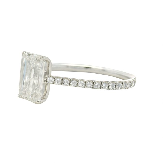 Lumiére Emerald Cut Engagement Ring 70943