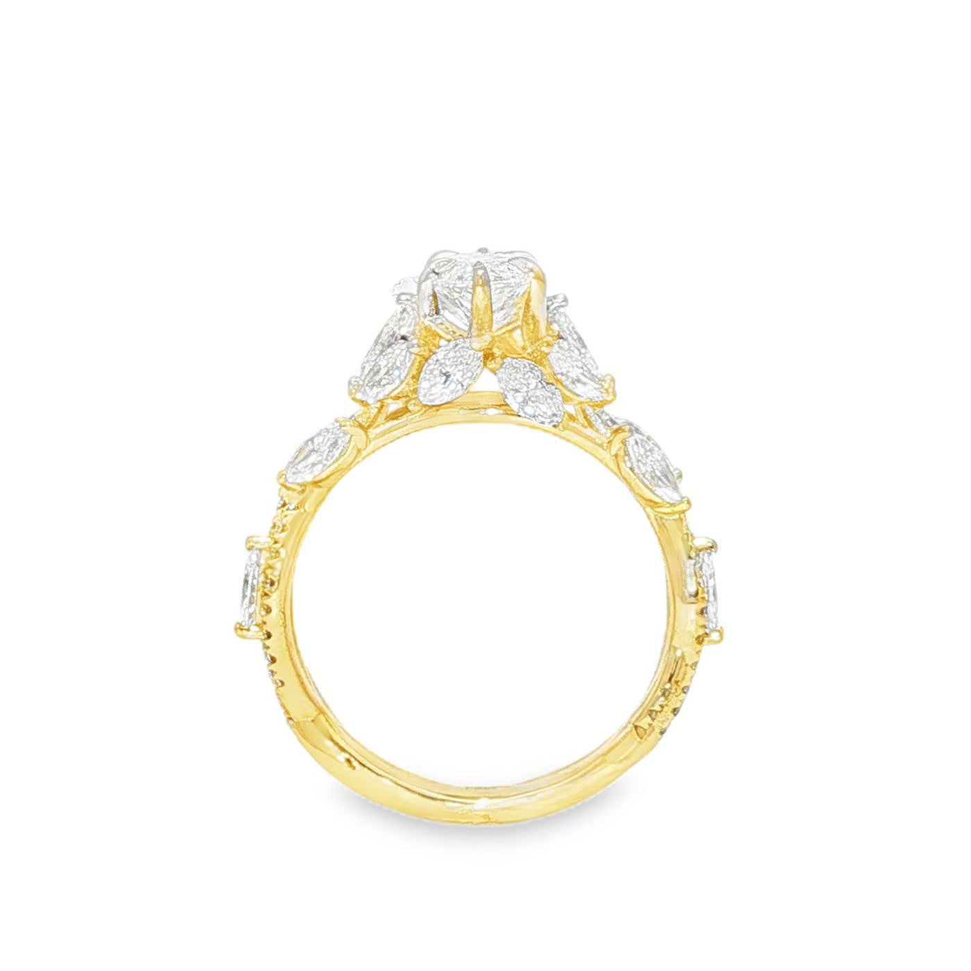 Marquise Bloom Engagement Ring 71089