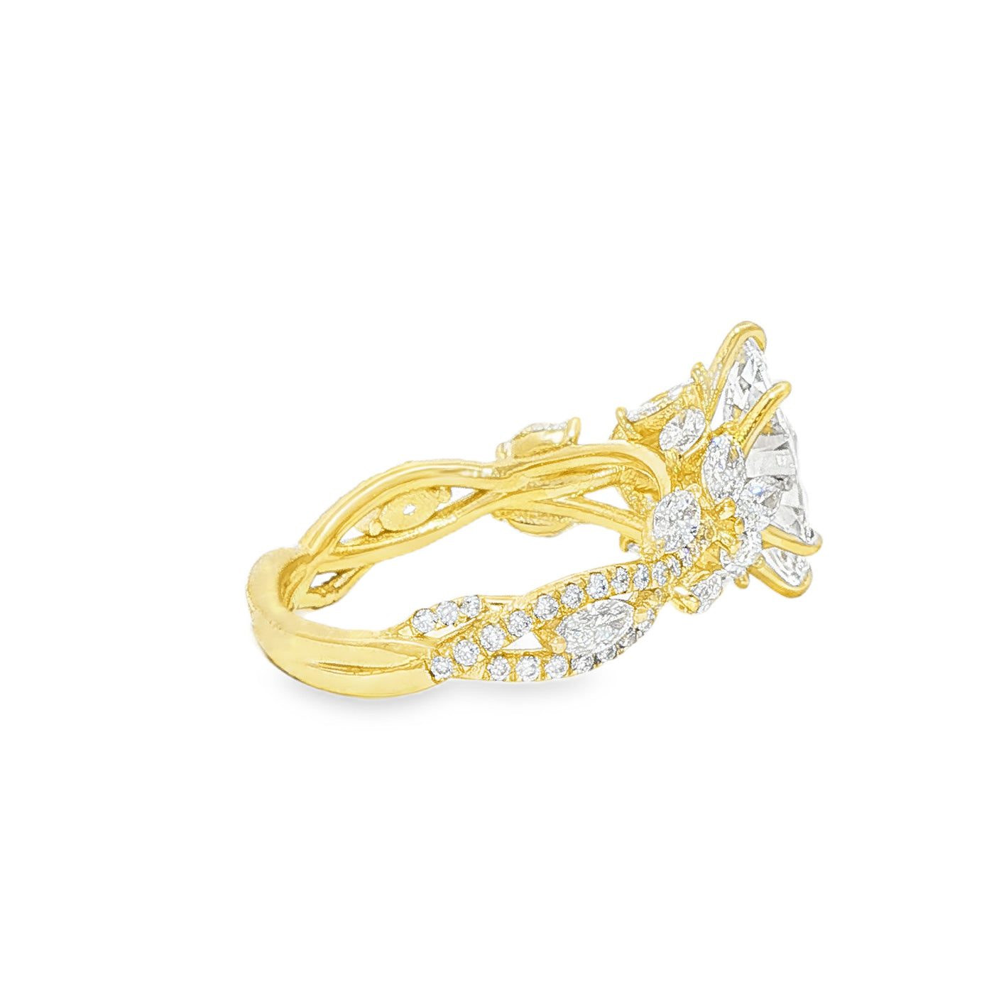 Marquise Bloom Engagement Ring 71089