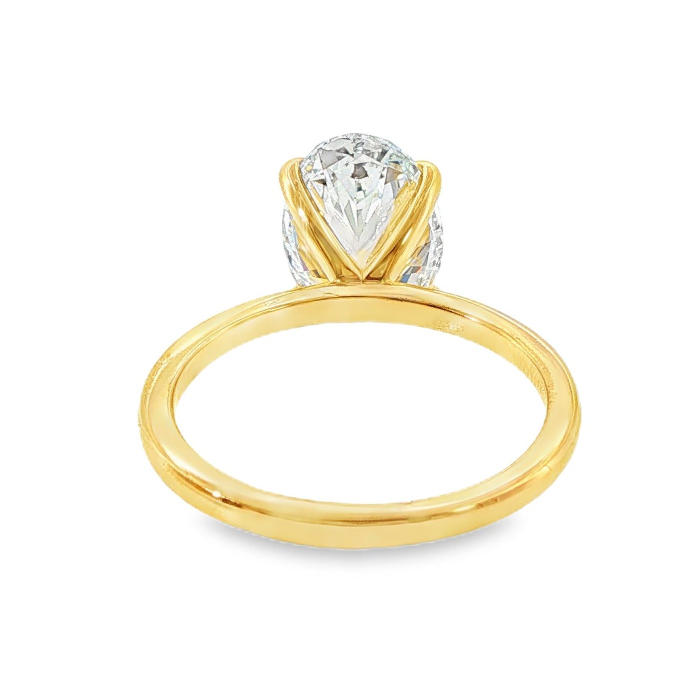 Oval Lab Grown Diamond Solitaire Engagement Ring 68285