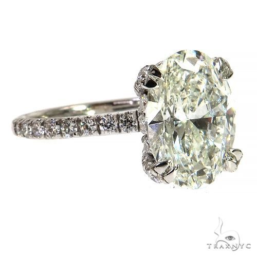 Oval Shape Diamond Engagement Ring (Lab) 68286