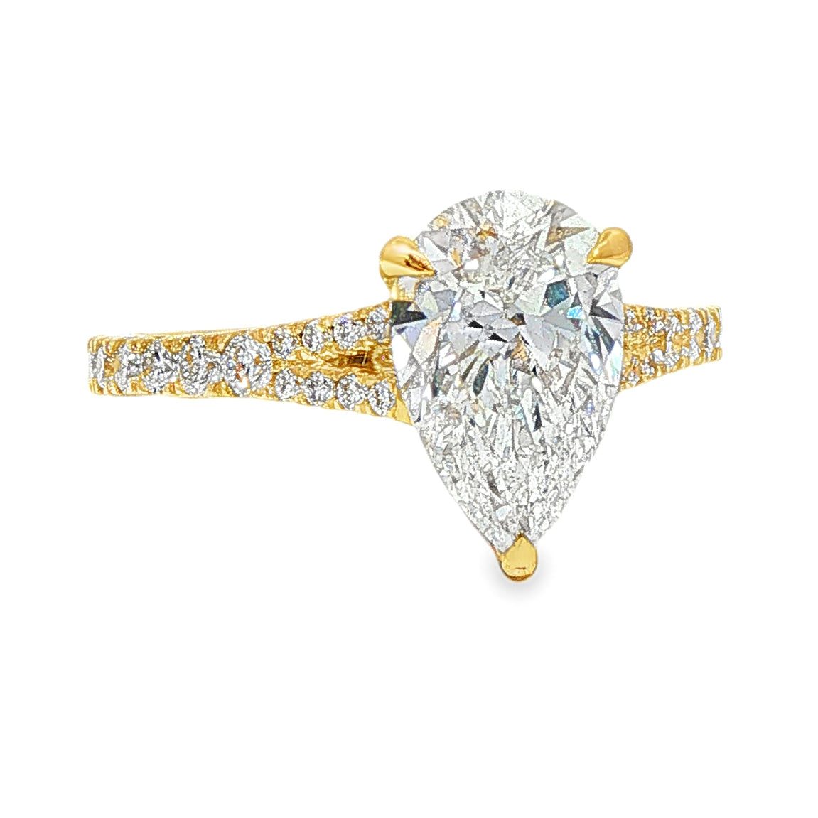 Mirabella Pear Engagement Ring 2 Ct 71605
