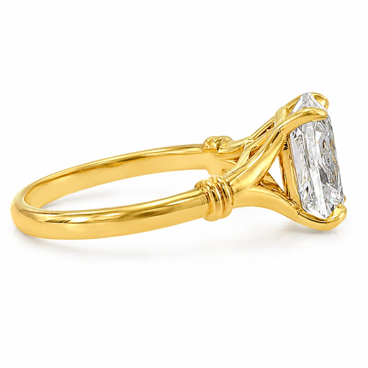 Diana Old Mine Cushion Engagement Ring 71670