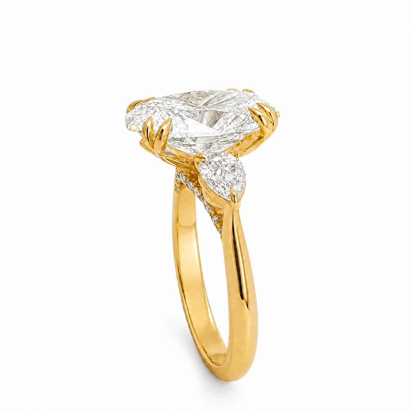 Opulent Oval Engagement Ring 71377