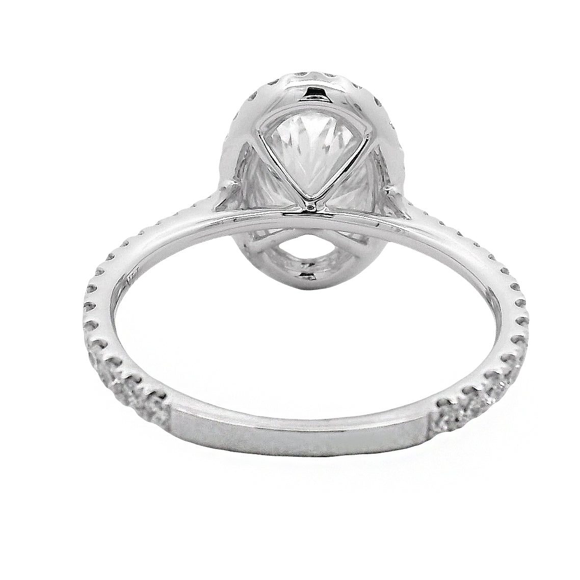 Oval Halo Diamond Engagement Ring 70951