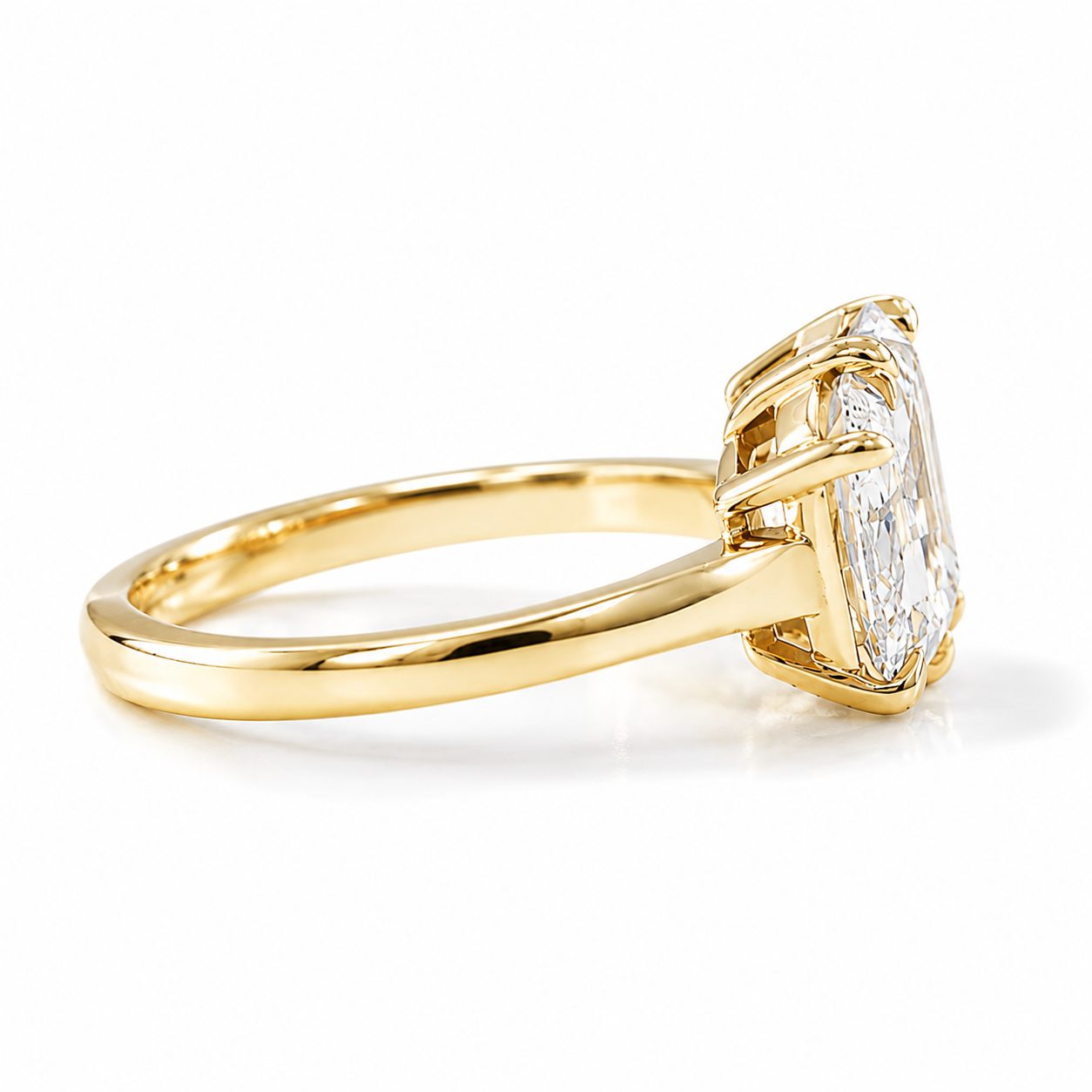 Emerald & Pear Toi et Moi Diamond Ring 71546