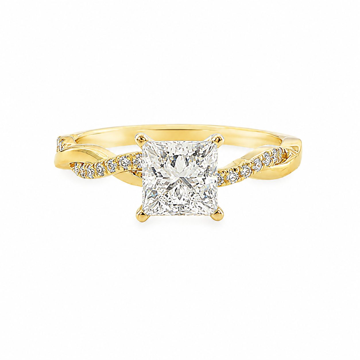 Princess Cut Diamond Engagement Ring 71575