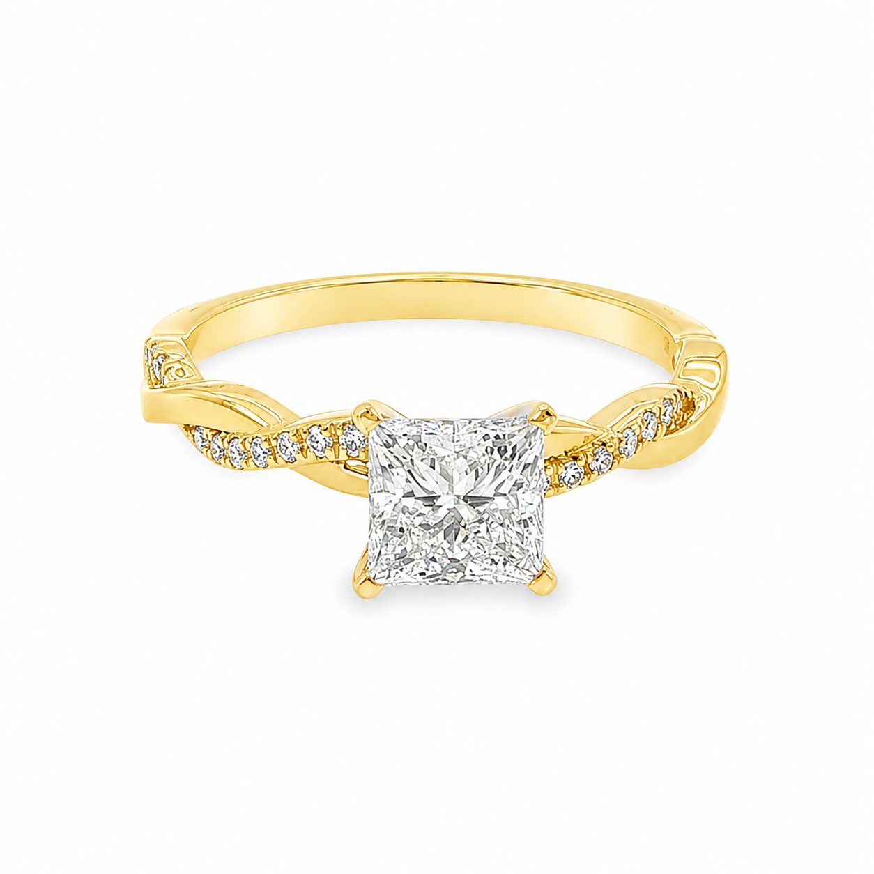 Princess Cut Diamond Engagement Ring 71575