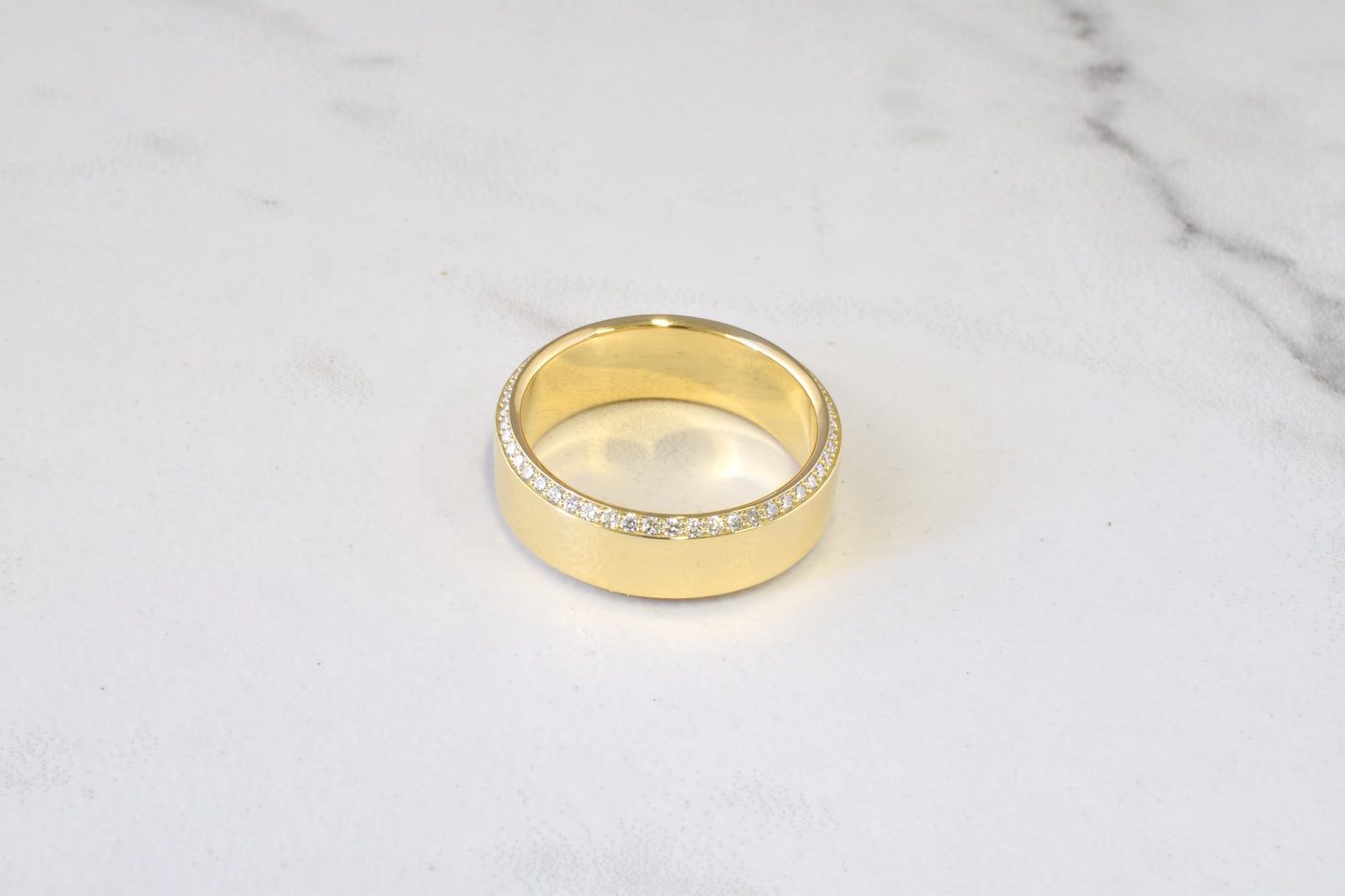 Smooth LUX Diamond Ring 8mm