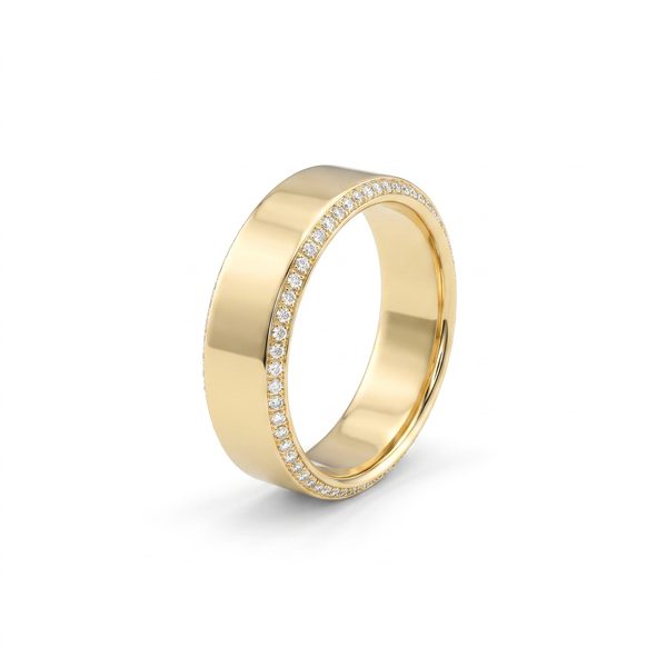 Smooth LUX Diamond Ring 8mm