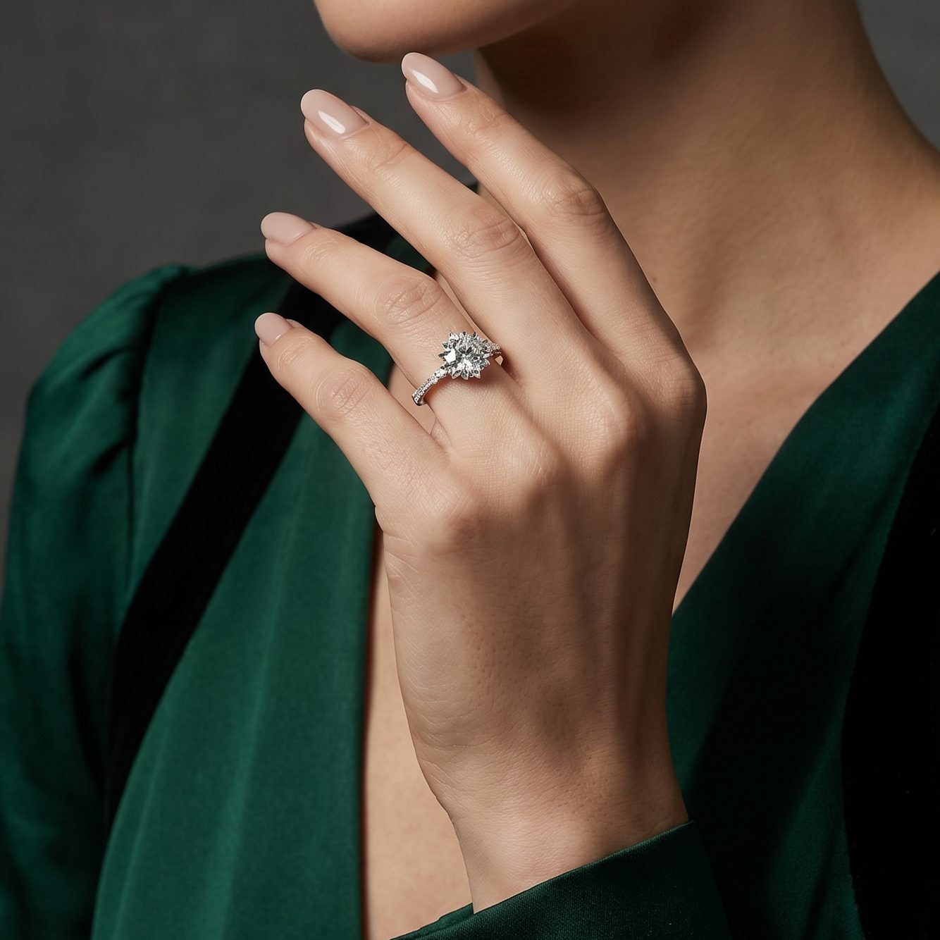 Snow Angel Engagement Ring 71486