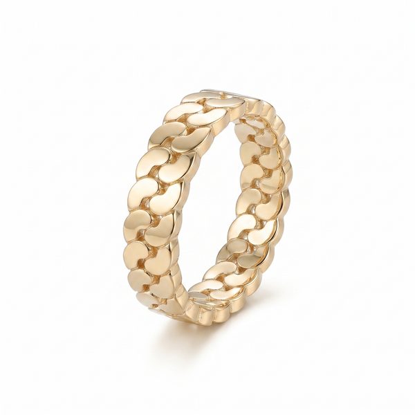 Tight Link Cuban Ring